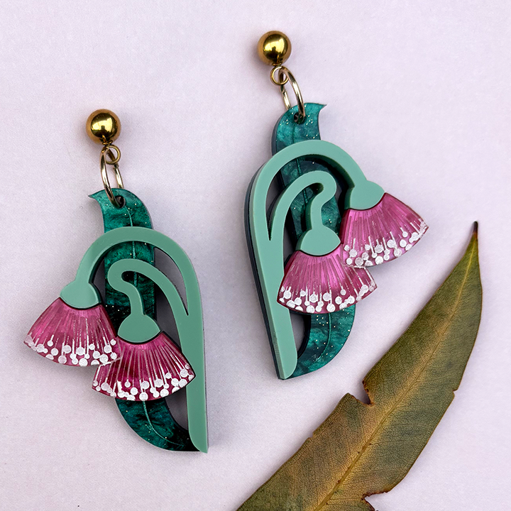 **PRE ORDER** FLOWERING GUM ACRYLIC EARRINGS
