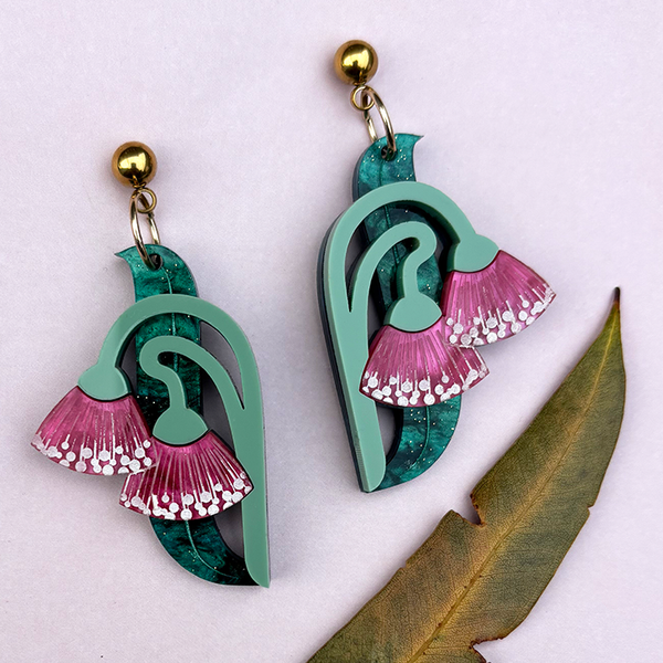 **PRE ORDER** FLOWERING GUM ACRYLIC EARRINGS