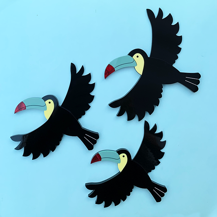 TOUCAN TANGO ACRYLIC WALL ART