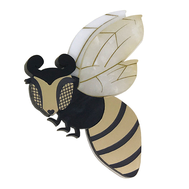 ** SECONDS** HONEY BEE GOLDEN BROOCH