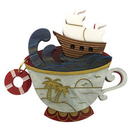 **SECONDS** STORM IN A TEACUP BROOCH